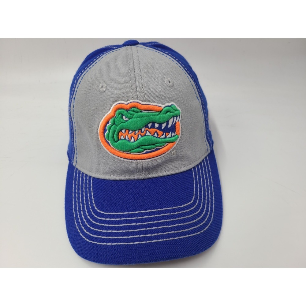 University of Florida Gators Top of the World Fitted OSFA Hat Cap NCAA Gray Blue